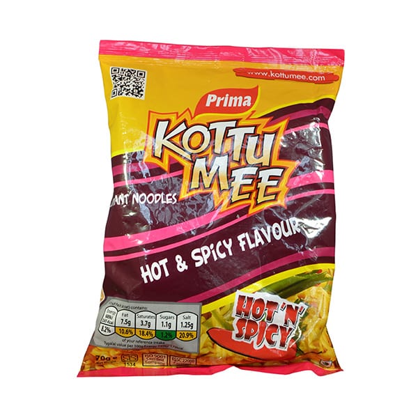 Prima - Instant Noodles Kottu Mee Hot _ Spicy 70g