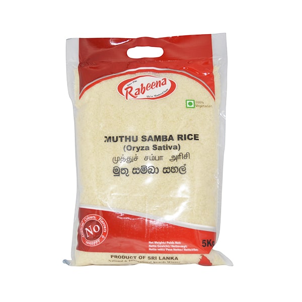 Rabeena - Muthu Samba Rice 5kg